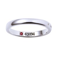 エマモデルのシルバーリング。