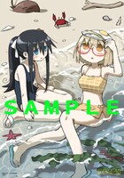 付録の「シメジ シミュレーション」水着ポスター。