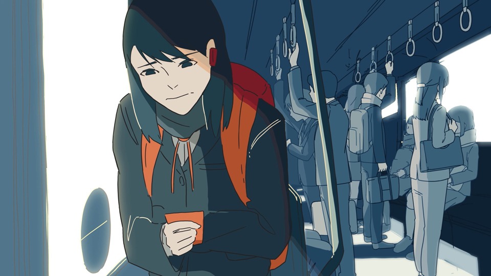 「僕は僕を好きになる」アニメ版ミュージックビデオより。