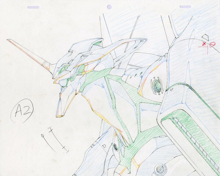 「ヱヴァンゲリヲン新劇場版：序」の原画。(c)カラー
