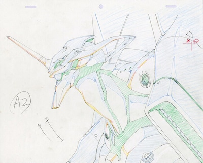 「ヱヴァンゲリヲン新劇場版：序」の原画。(c)カラー