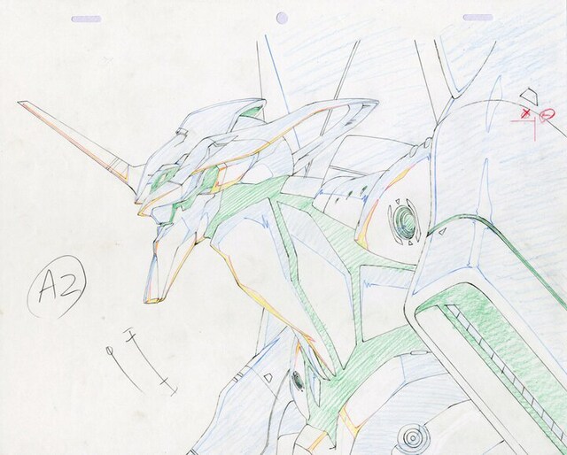 「ヱヴァンゲリヲン新劇場版：序」の原画。(c)カラー