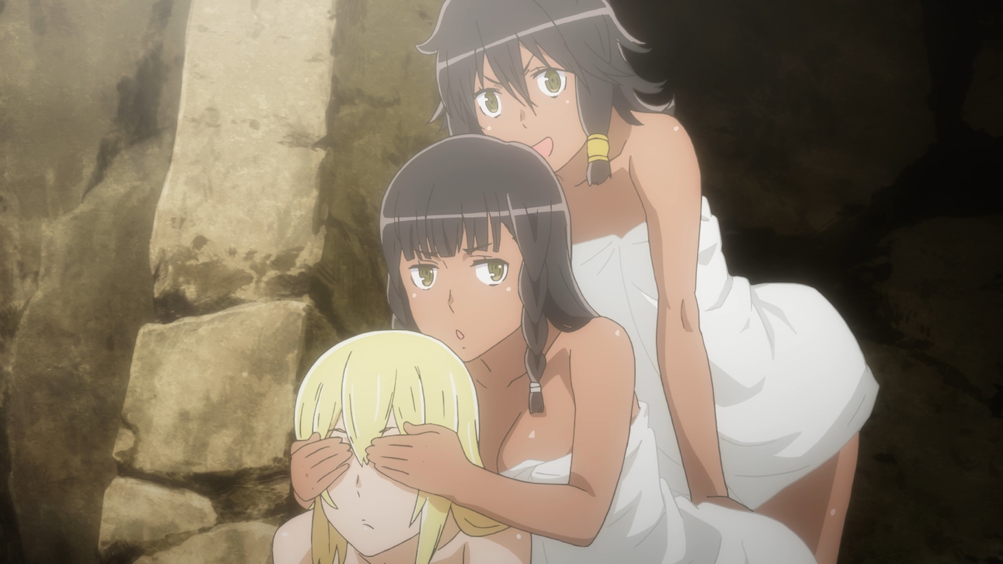 アニメ「ダンジョンに出会いを求めるのは間違っているだろうかIII」新作OVAより。 (c)大森藤ノ・SB クリエイティブ/ダンまち3製作委員会