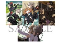 第2週目来場者特典の「西尾公伯描き下ろしポストカード」（全4種ランダム）。