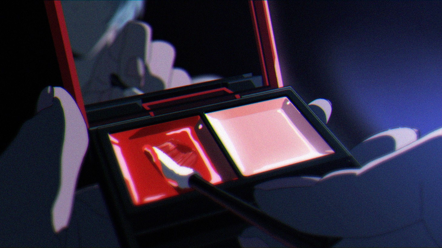 「綾波レイ、はじめての口紅、その後」より。(c)カラー