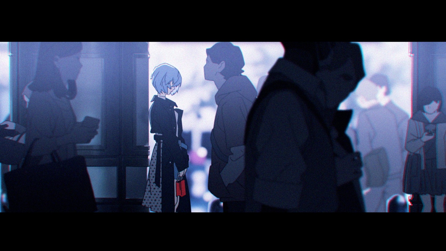 「綾波レイ、はじめての口紅、その後」より。(c)カラー