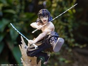 D賞の「嘴平伊之助フィギュア」に、素顔の頭部パーツを付けた姿。