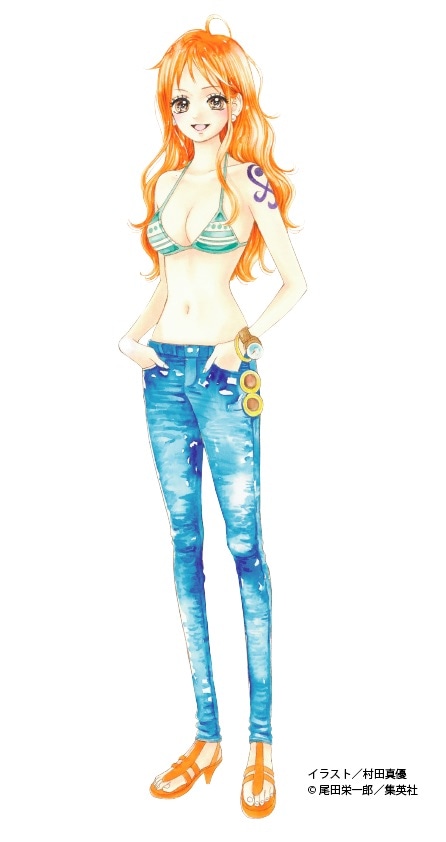 村田真優が描いたナミ。イラスト/村田真優  (c)尾田栄一郎/集英社