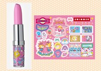 「くまちゃんリップペン」と「バラエティーステッカーセット」