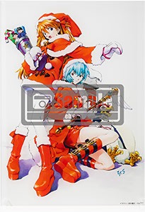 ヤングエース3月号で誌上通販されている、貞本義行「新世紀エヴァンゲリオン」アクリルアートボードA。イラスト／貞本義行 (c)カラー