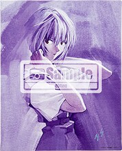 ヤングエース3月号で誌上通販されている、貞本義行「新世紀エヴァンゲリオン」F3キャンバスアートE。イラスト／貞本義行 (c)カラー