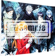 ヤングエース3月号で誌上通販されている、貞本義行「新世紀エヴァンゲリオン」F6キャンバスアートG。イラスト／貞本義行 (c)カラー