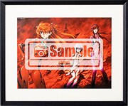 ヤングエース3月号で誌上通販されている、貞本義行「新世紀エヴァンゲリオン」B4複製原画E。イラスト／貞本義行 (c)カラー