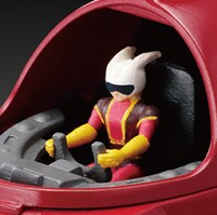 ホバーパイルダーのコクピットには兜甲児のフィギュアが搭載されている。