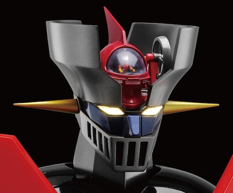 光子力ビームのギミック。両眼が内臓のLEDで発光している。