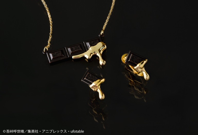 「惡鬼滅殺ちよこれいと」 ネックレス、ピアス、イヤリング。
