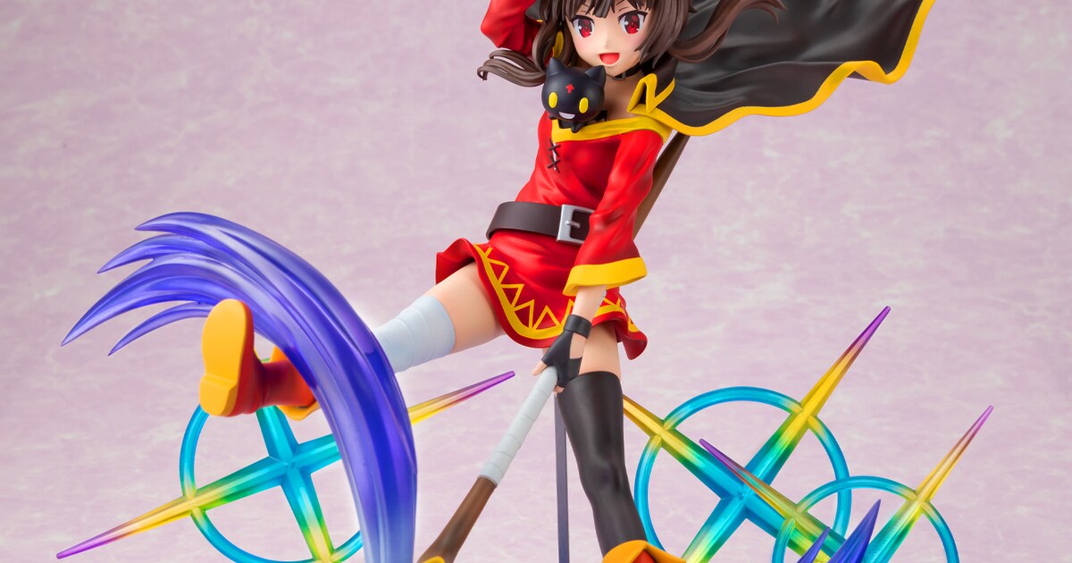 このすば」アニメOPのめぐみんをフィギュア化、躍動感溢れる姿で爆裂 