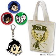 トートバッグ、缶バッジ、キーホルダー。