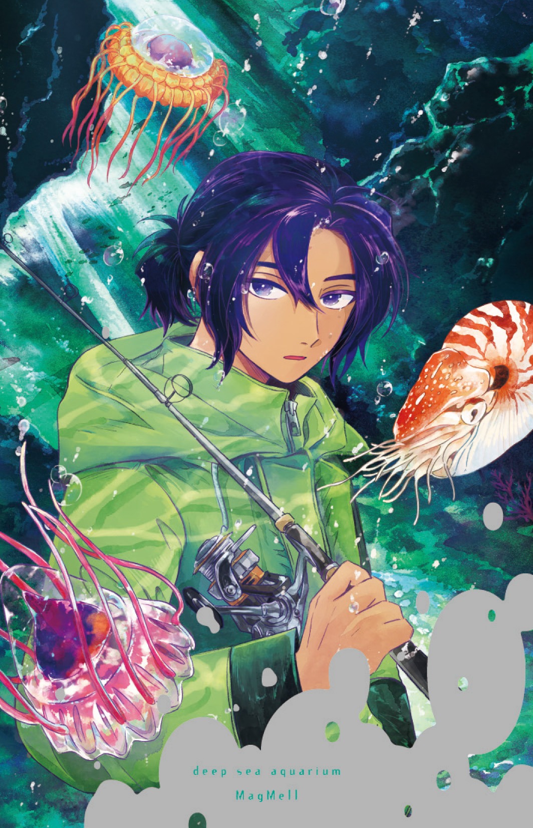 オリジナルグッズの「マグメル深海水族館」クリアポストカード。