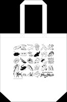 オリジナルグッズのトートバッグ。