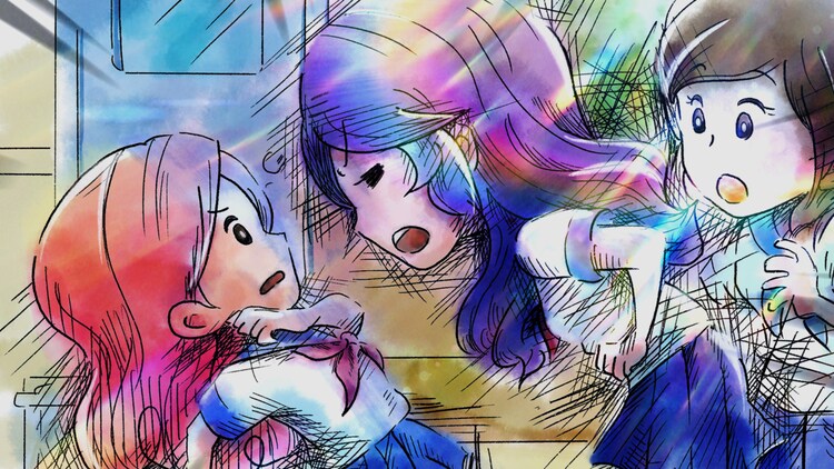 アニメ「おしえて北斎!-THE ANIMATION-」の特報映像より。