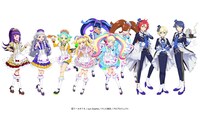 「だいあinアイドルタイムプリパラ」カフェの描き下ろしイラスト。