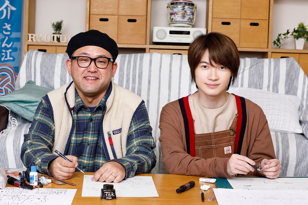 左から大柿ロクロウ、神木隆之介。