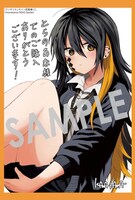 「クソザコちょろイン西賀蜂」1巻の購入者に、とらのあな各店で配布される描き下ろしイラストカード。