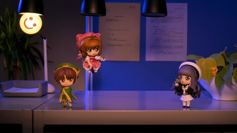 「ねんどろいど15周年 Anniversary PV」より、「カードキャプターさくら」。(c)CLAMP・ShigatsuTsuitachi CO.,LTD.／講談社