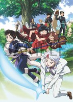 TVアニメ「半妖の夜叉姫」Blu-ray Disc BOX / DVD BOX第1巻の店舗共通特典として用意されたポストカード。