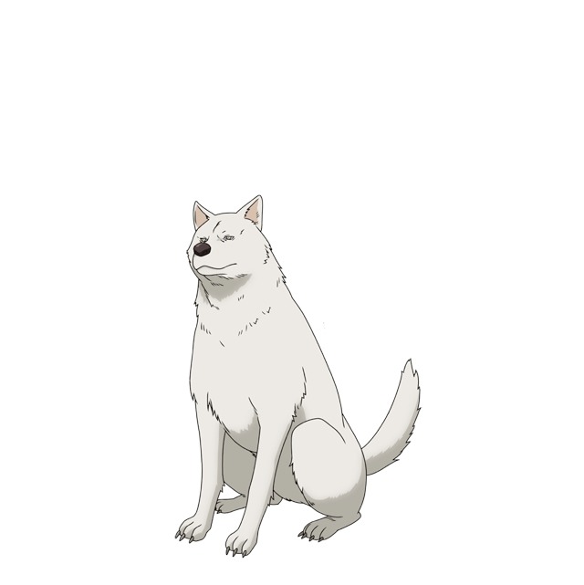 犬（CV：斉藤次郎）。ミコトのお供をしている犬で、言葉を発することができる。不安定なミコトを心配し、彼をたしなめることも多い。実はあの有名なお話に出てくる犬そのものである。(c)クール教信者・ヨハネ/講談社/「ピーチボーイリバーサイド」製作委員会