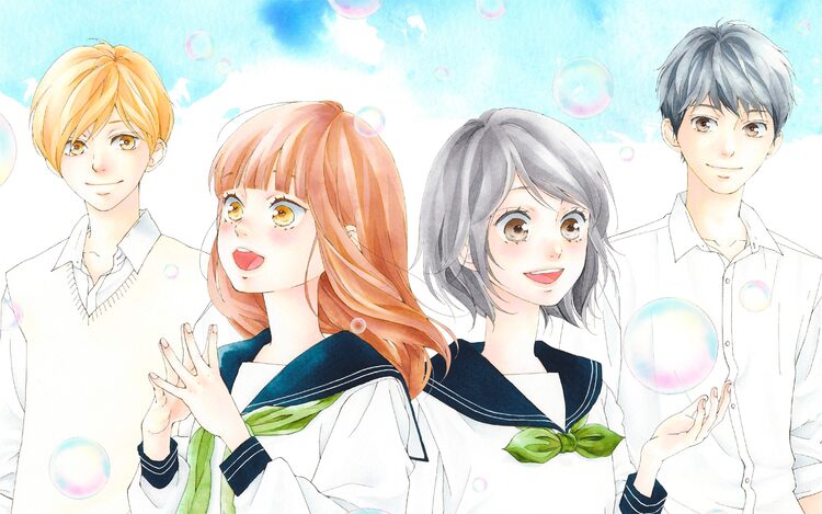 アニメ映画 ふりふら 咲坂伊緒描き下ろしのbd Dvdボックス用イラスト Otatalk