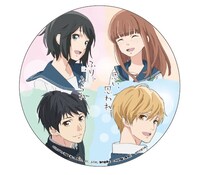 Amazon.co.jpでの購入者にプレゼントされる100mm缶バッジ。