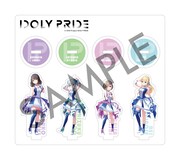 一部店舗で販売されるBlu-ray / DVD3巻特装版に付属するアクリルキャラクタースタンドと台座。