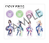 一部店舗で販売されるBlu-ray / DVD3巻特装版に付属するアクリルキャラクタースタンドと台座。