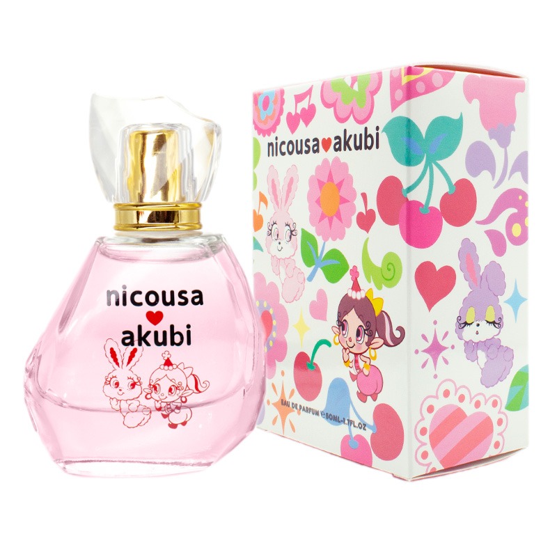 「nicousa▼akubi Sweet Strawberry」（▼はハートマーク）