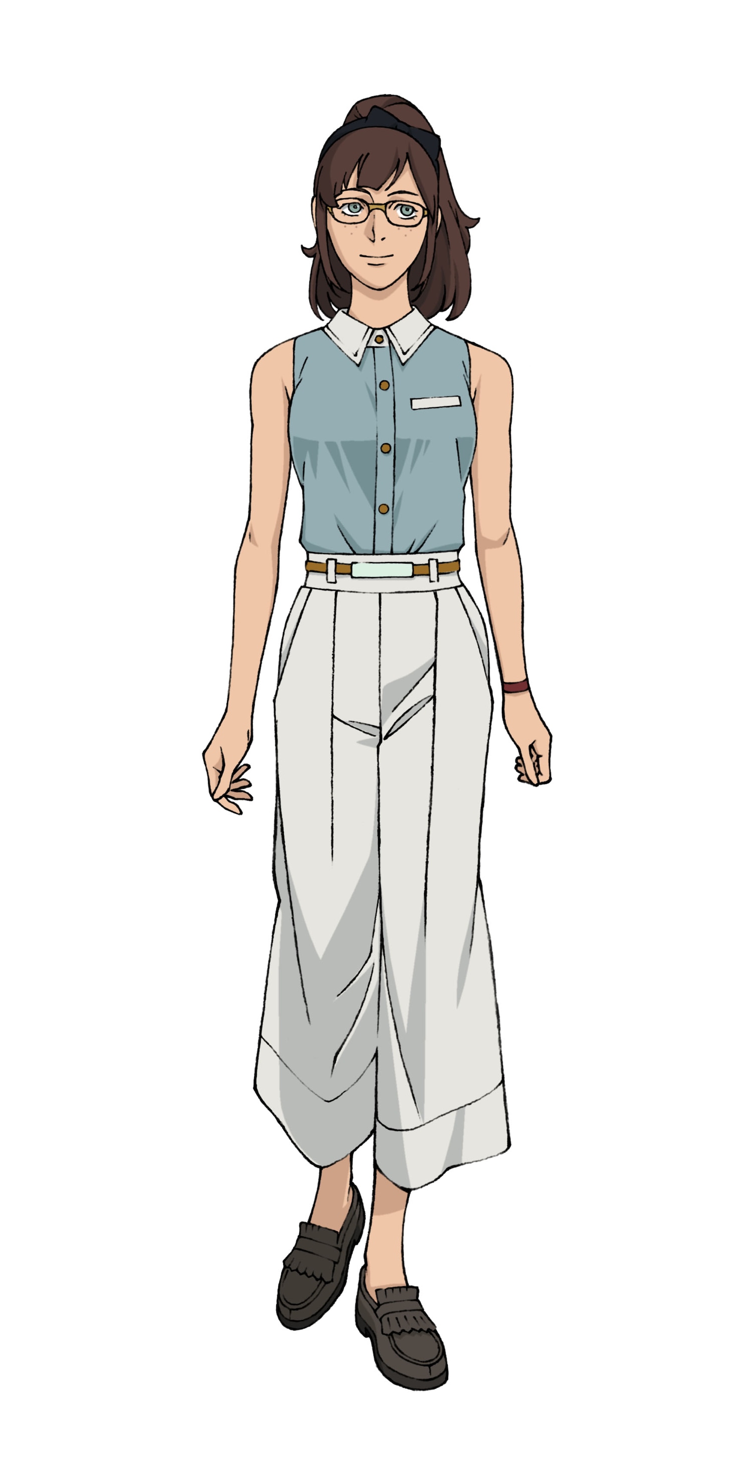 ミヘッシャ・ヘンス（CV：松岡美里）
マフティーの諜報員兼オペレーター。マフティーの活動に没頭している真面目で勉強熱心な少女。ダバオでハサウェイに接触する。