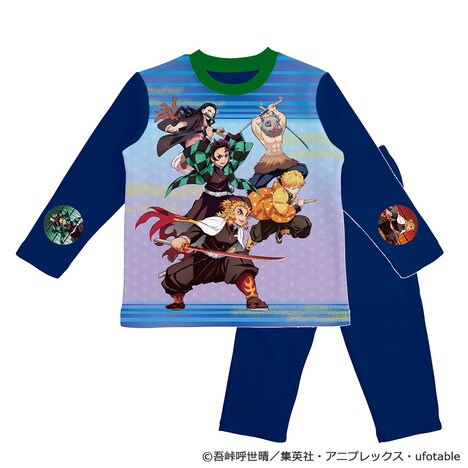 「鬼滅の刃 変わ～るチェンジングパジャマ ネイビー」