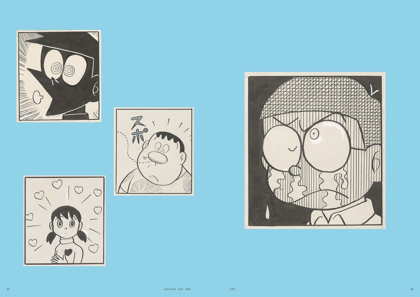 「THE GENGA ART OF DORAEMONドラえもん拡大原画美術館」より。※画像はすべて作成中のもの。デザインや内容は変更となる場合がある。