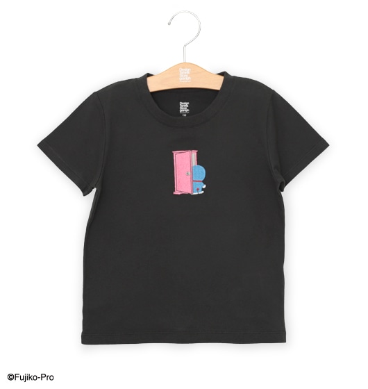 キッズTシャツ「ひみつ道具『どこでもドア」』エンブロイダリー」