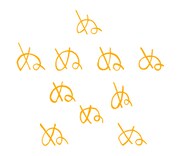 「『ぬ』のスタンプ（ボボボーボ・ボーボボ）」(c)澤井啓夫/集英社