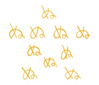 「『ぬ』のスタンプ（ボボボーボ・ボーボボ）」(c)澤井啓夫/集英社