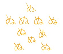 「『ぬ』のスタンプ（ボボボーボ・ボーボボ）」(c)澤井啓夫/集英社