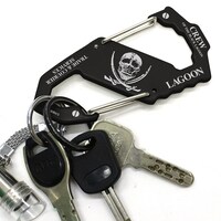 「ラグーン商会 カラビナS型」の使用イメージ。