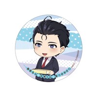 「峰岸さんは大津くんに食べさせたい 缶バッジ 峰岸さん（青）」