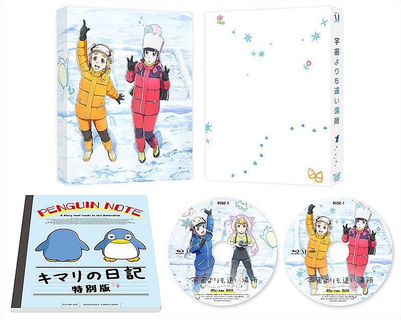 「宇宙よりも遠い場所 Blu-ray BOX」展開図