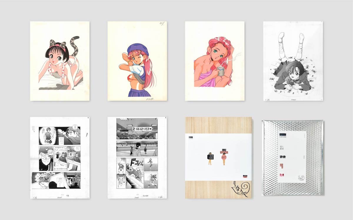 「U-JIN KAIBO」で展開される原画。