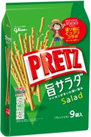 コラボ仕様の「プリッツ 旨サラダ
＜9袋＞」。(c)尾田栄一郎／集英社・フジテレビ・東映アニメーション