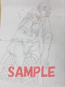 店舗特典として用意された生原画のイメージ。