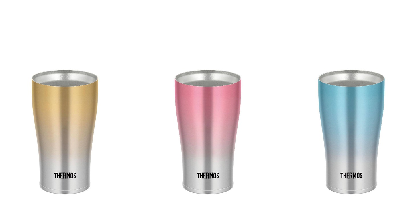 サーモスの真空断熱タンブラー。